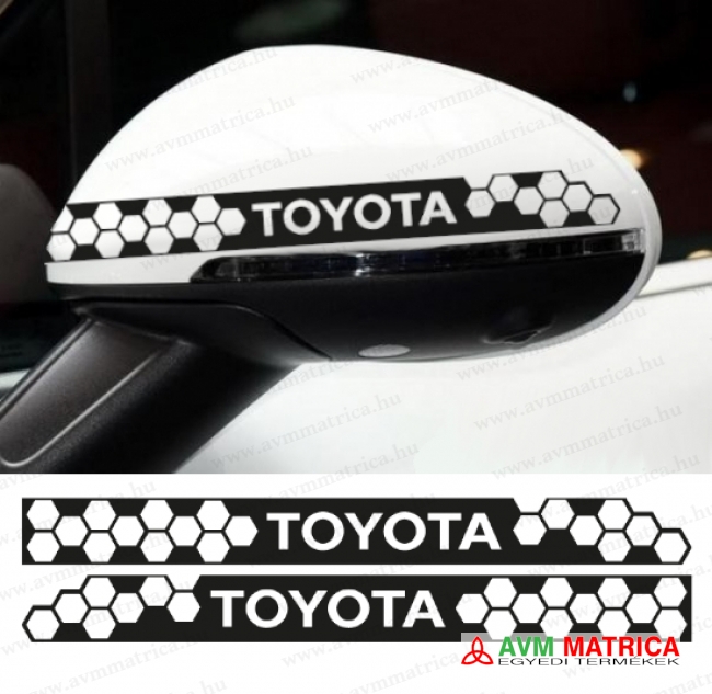 Toyota visszapillantó dekorcsík 5 matrica