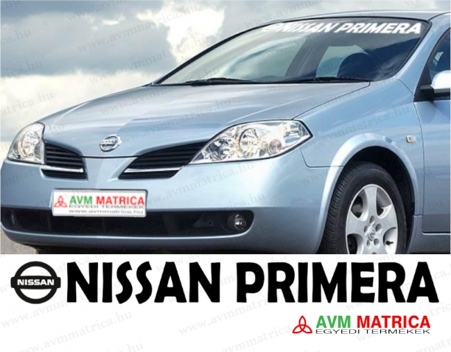 Nissan Primera szélvédőmatrica