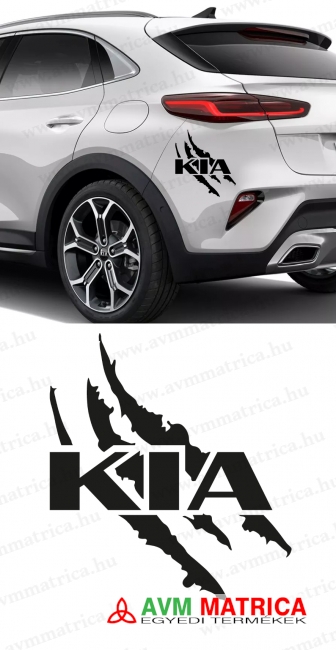 KIA karmolás autómatrica