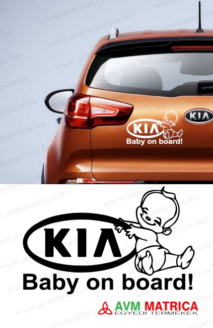KIA Baby on board autómatrica