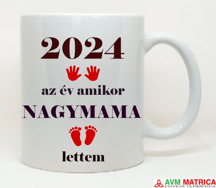 Az év amikor nagymama lettem bögre
