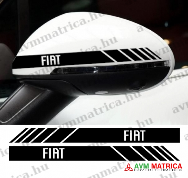 FIAT visszapillantó dekorcsík matrica 1