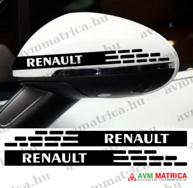 Renault visszapillantó dekorcsík matrica 3