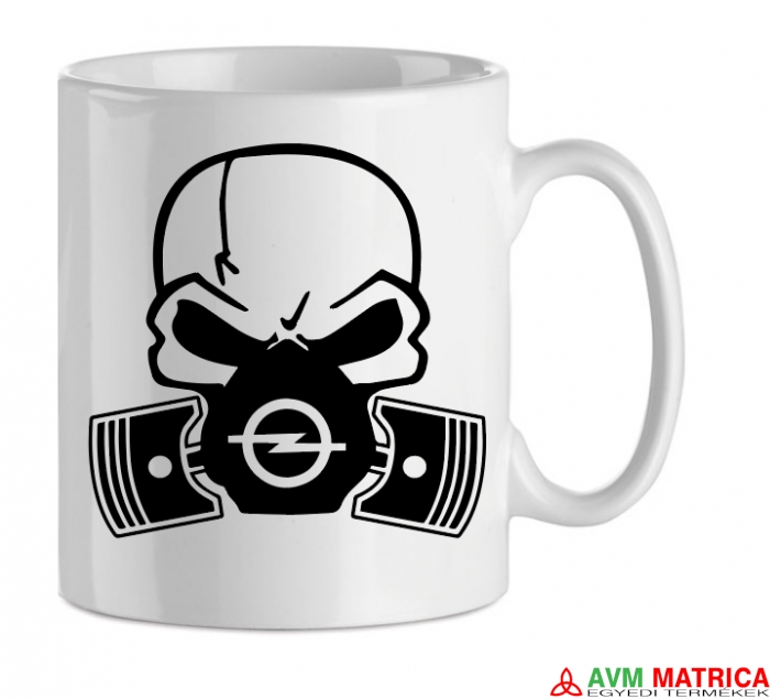 Skull mask - opel bögre