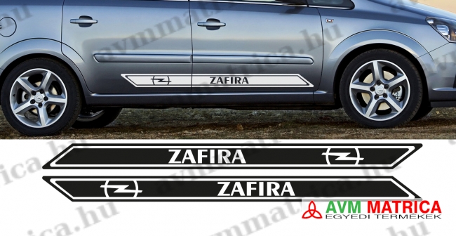 Opel Zafira oldalcsík matrica