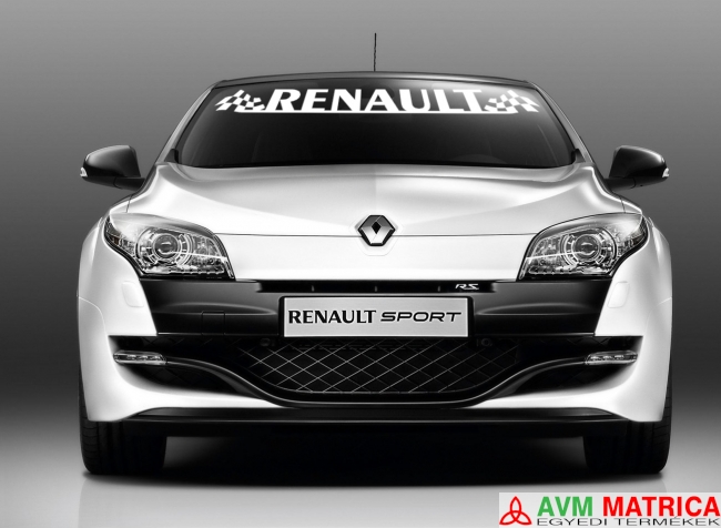 Renault szélvédőmatrica 2