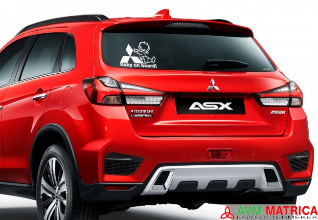 Mitsubishi baby on board autómatrica