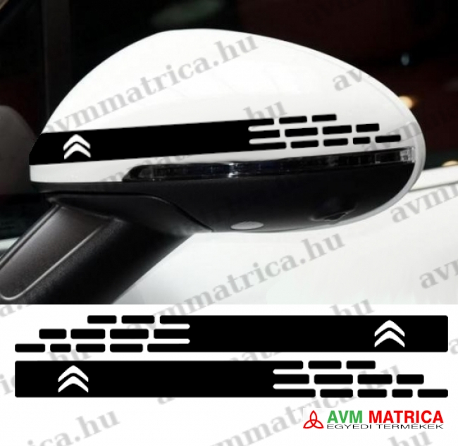Citroen visszapillantó dekorcsík matrica 3