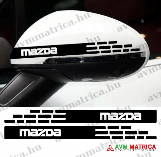 MAZDA visszapillantó dekorcsík matrica 3 MAZDA visszapillantó dekorcsík matrica 3