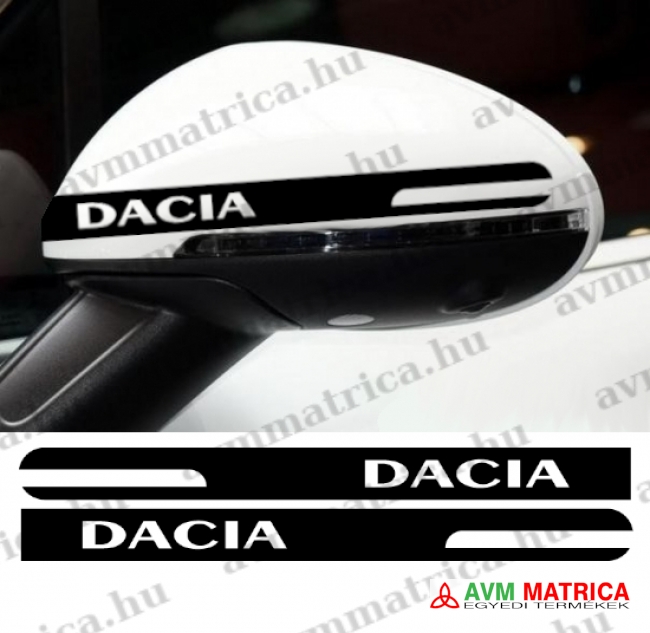 Dacia visszapillantó dekorcsík 4 matrica