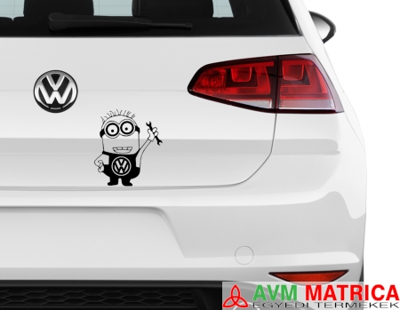 Vw minion szerelő autómatrica