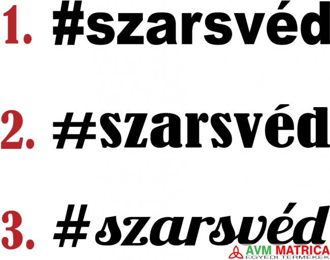 #szarsvéd autómatrica