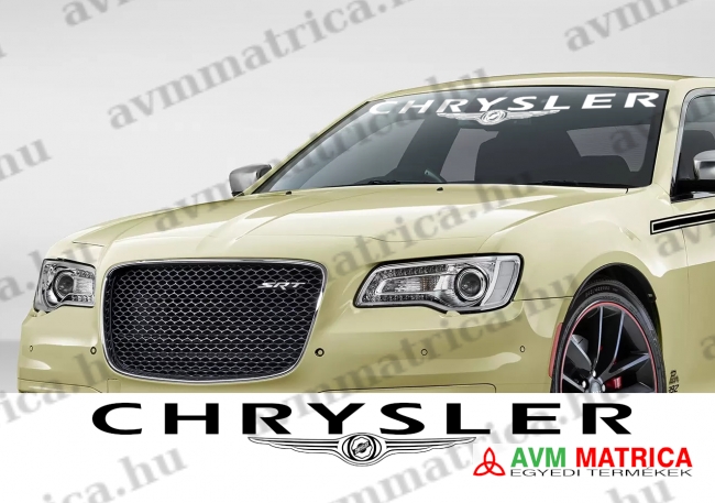 Chrysler szélvédőmatrica