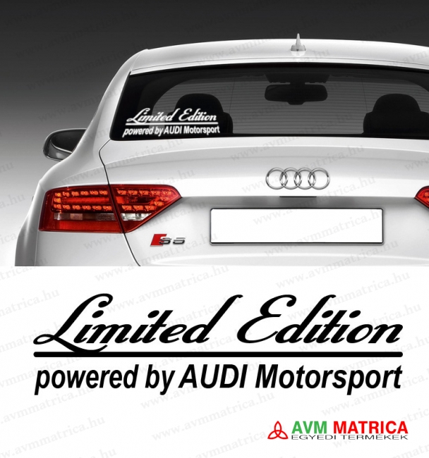 Limited Edition - Audi autómatrica Limited Edition - Audi autómatrica