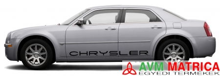 Chrysler felirat autómatrica Chrysler felirat autómatrica