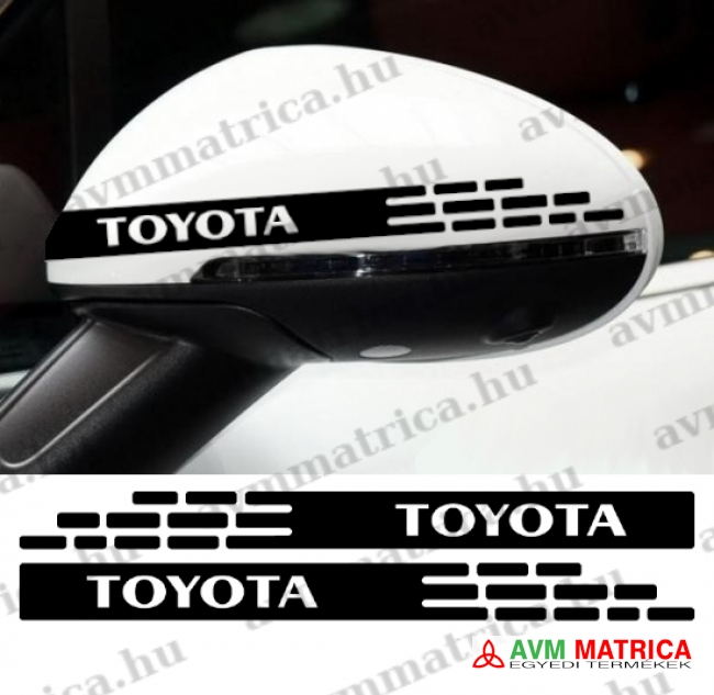 TOYOTA visszapillantó dekorcsík matrica 3 TOYOTA visszapillantó dekorcsík matrica 3