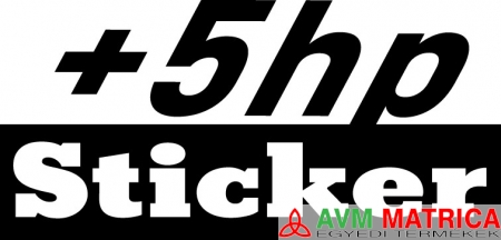 +5 hp sticker autómatrica +5 hp sticker autómatrica
