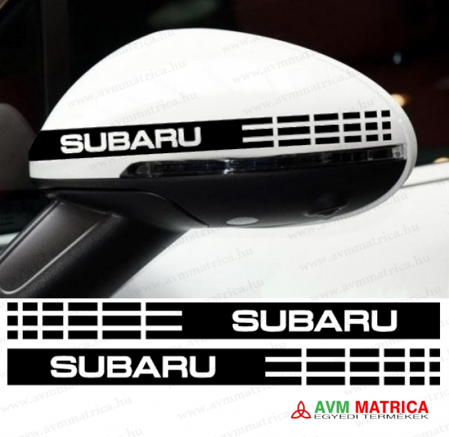 Subaru visszapillantó dekorcsík 2 matrica
