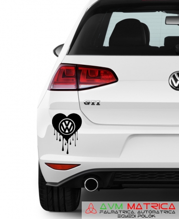 Volkswagen szív splash autómatrica