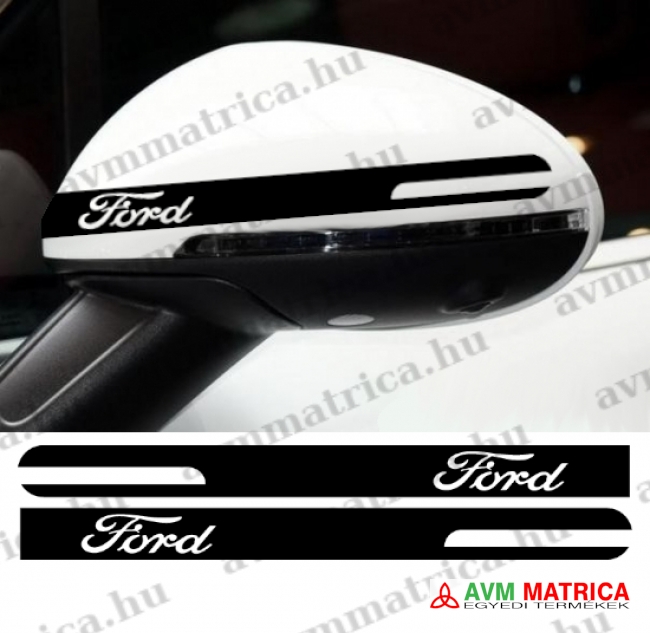 Ford visszapillantó dekorcsík 4 matrica Ford visszapillantó dekorcsík 4 matrica