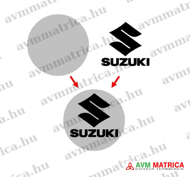 Suzuki felni közép matrica