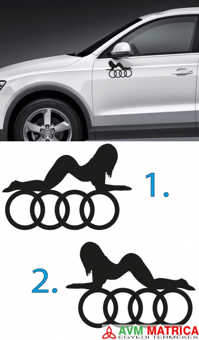 Audi csaj matrica