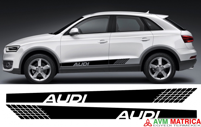 Audi oldalcsík 4 matrica