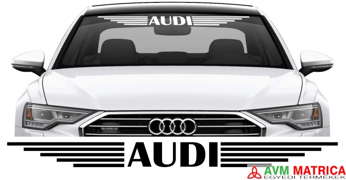 AUDI szélvédőmatrica 4
