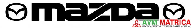 Mazda szélvédő matrica 2