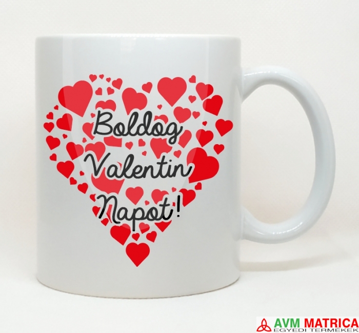 Boldog Valentin napot bögre