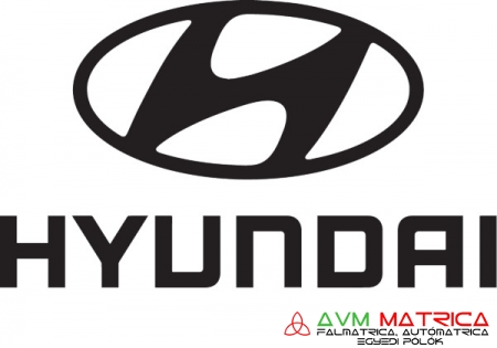 Hyundai logó felirattal autómatrica Hyundai logó felirattal autómatrica