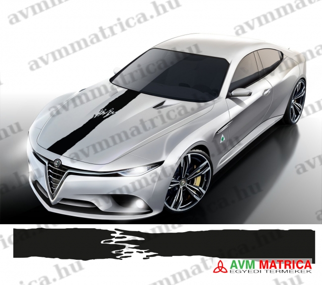 Motorháztető matrica 2