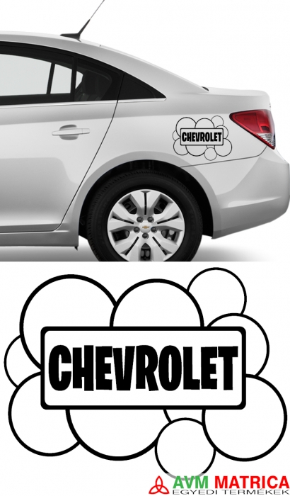 Buborékos Chevrolet felirat
