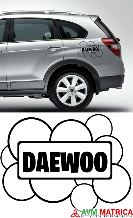 Buborékos Daewoo autómatrica