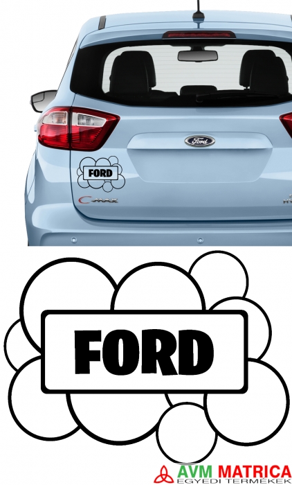 Buborékos Ford matrica Buborékos Ford matrica