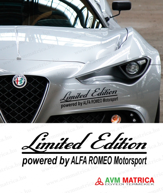 Limited Edition - Alfa Romeo autómatrica Limited Edition - Alfa Romeo autómatrica