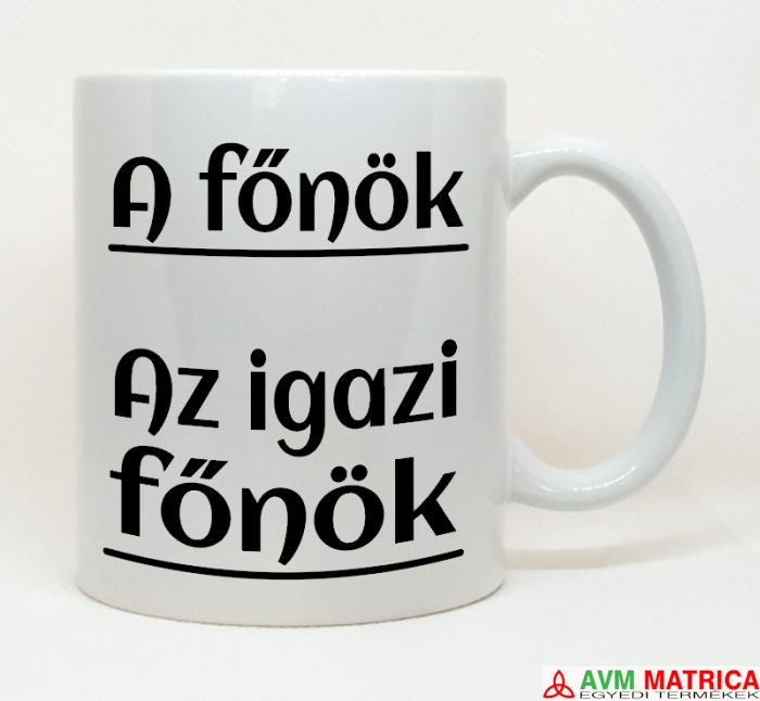 A főnök... bögre