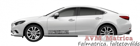 Mazda autóra matrica 4