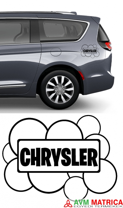 Chrysler buborék matrica