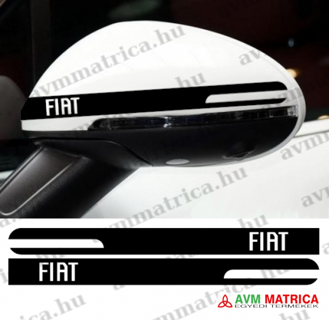 FIAT visszapillantó dekorcsík matrica 4 FIAT visszapillantó dekorcsík matrica 4
