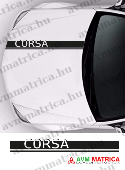 Corsa autómatrica motorháztetőre