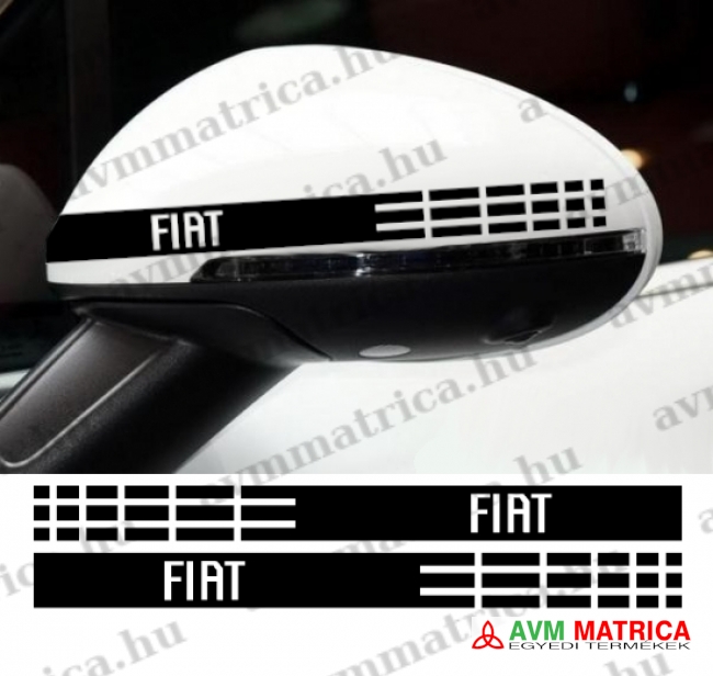 FIAT visszapillantó dekorcsík matrica 2