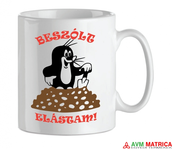 Beszólt elástam bögre