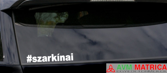 #szarkínai autómatrica