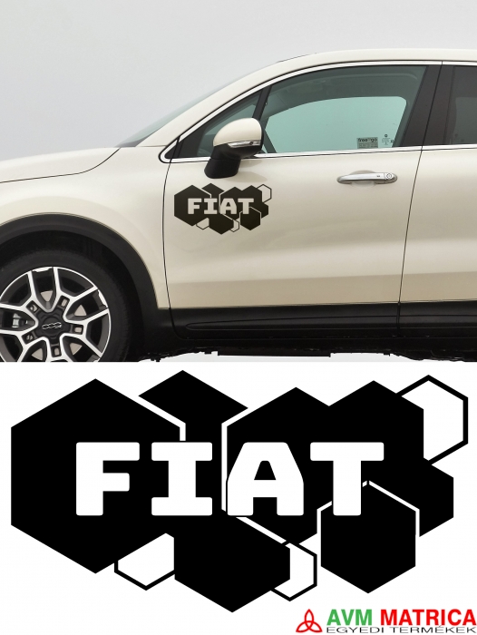 Méhsejt hátteres Fiat matrica