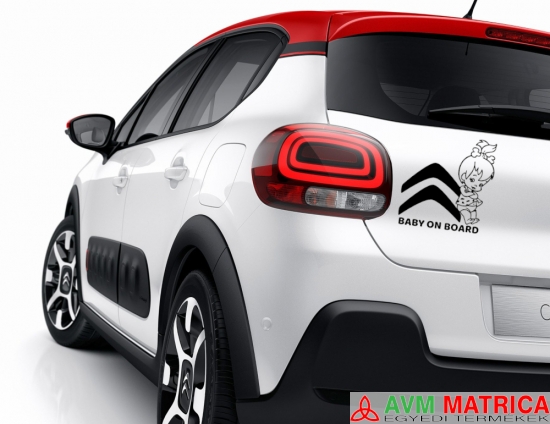 Citroen baby on board - csajos autómatrica Citroen baby on board - csajos autómatrica
