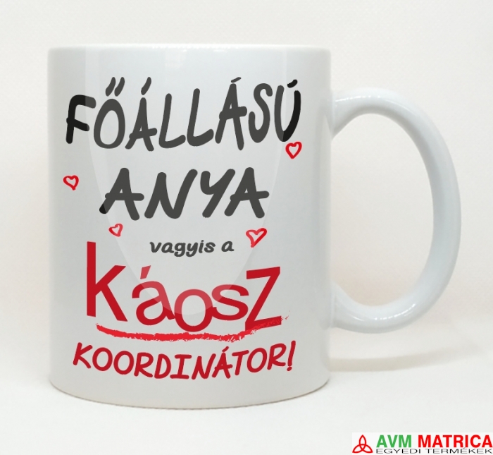 Főállású anya bögre