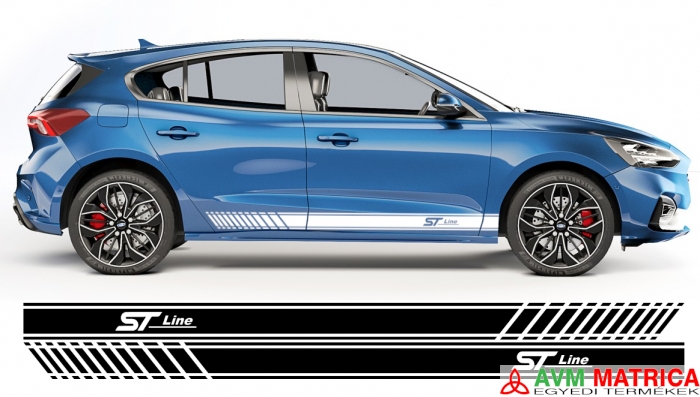Ford ST Line oldalcsík matrica Ford ST Line oldalcsík matrica