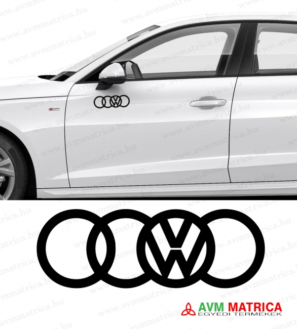 Audi + VW logó autómatrica Audi + VW logó autómatrica