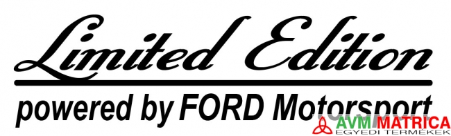 Limited Edition - Ford autómatrica Limited Edition - Ford autómatrica
